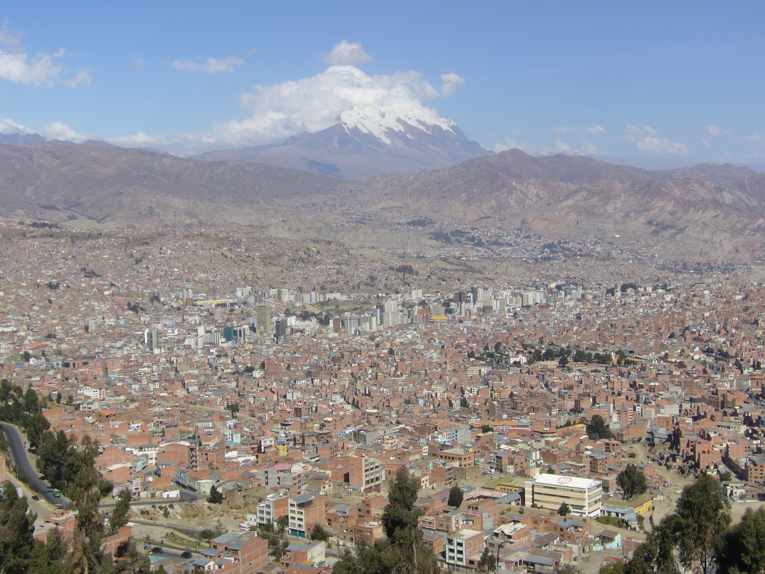 Radreise Peru 2008 - La Paz - Illimani (6.439m)